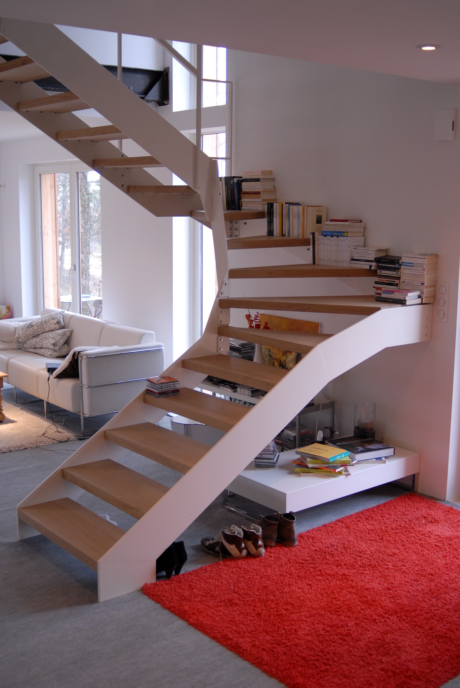 Escaliers - Mixte bois/métal