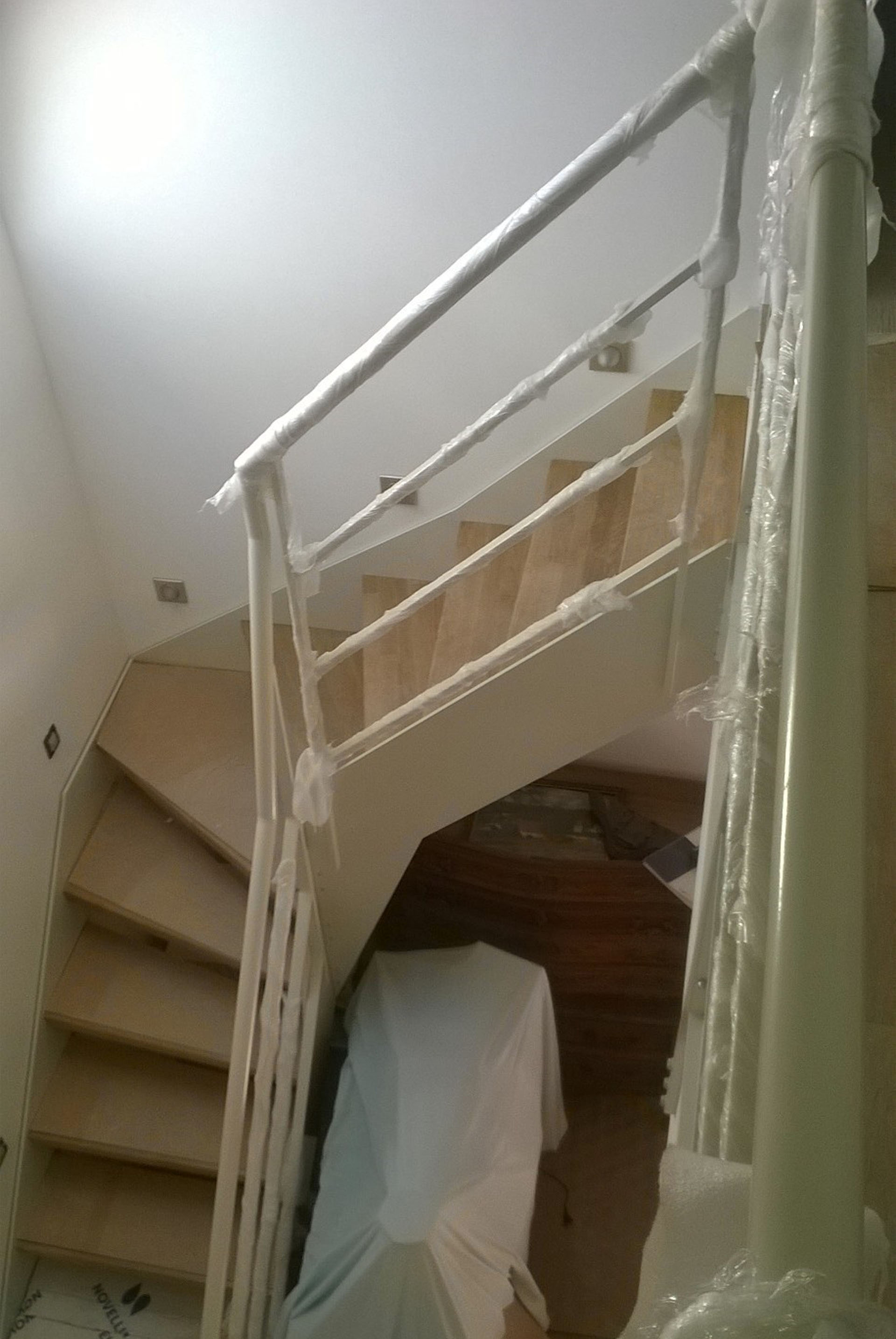 Escaliers - Mixte bois/métal peint